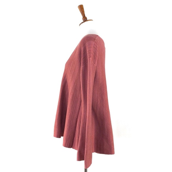 Free People Rose Sundae Linen Blend Pullover, Medium - Picture 4 of 8